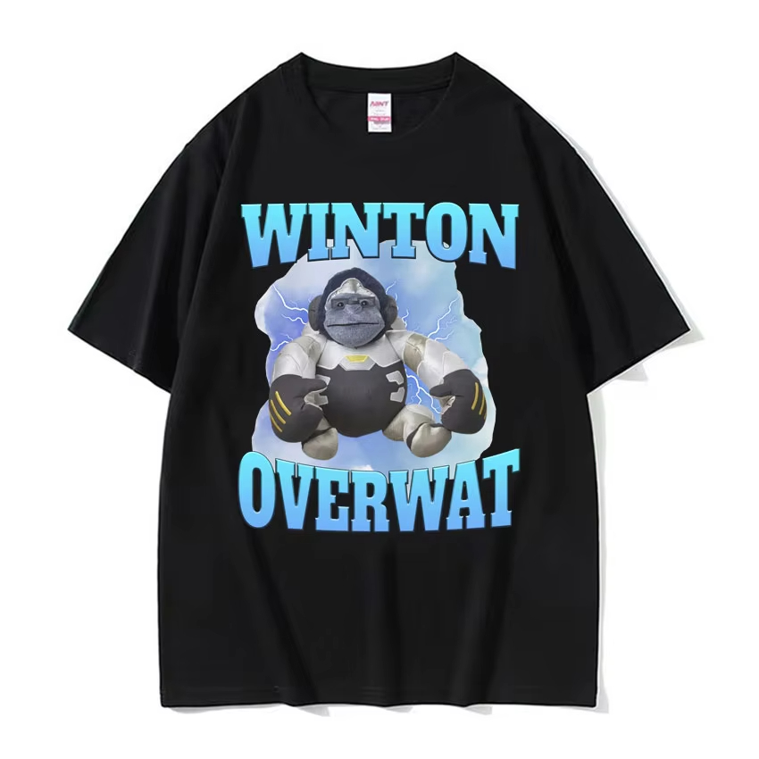 Retro Gaming Meme - Camiseta Engraçada Winton Overwat Meme para