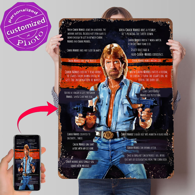 Retro Gaming Meme - Pôster de Metal Personalizado com Memes