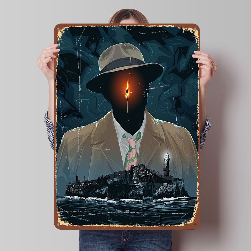 Retro Gaming Island - Pôster Impresso The Island, Arte de