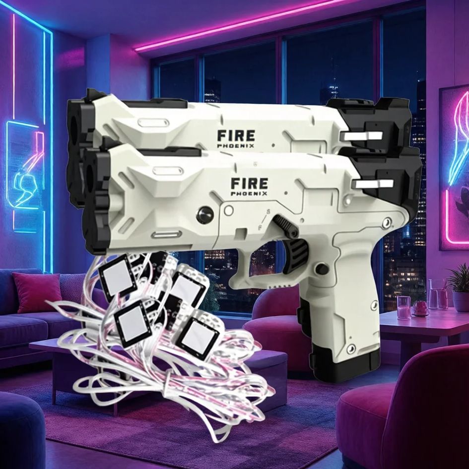 Retro Gaming Gun - Pistola de Luz Eletromagnética Sem Fio