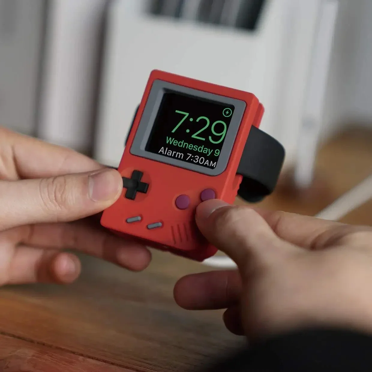 Retro Gaming Unit - Suporte de Silicone para Carregador de