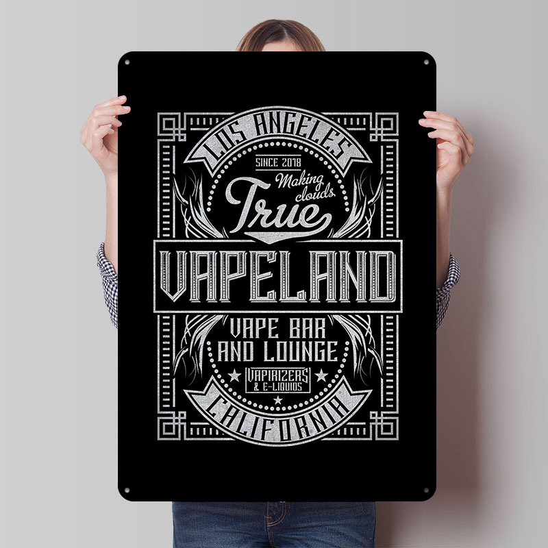 Retro Gaming Island - Vape land flandres cartazes personalizáveis arte