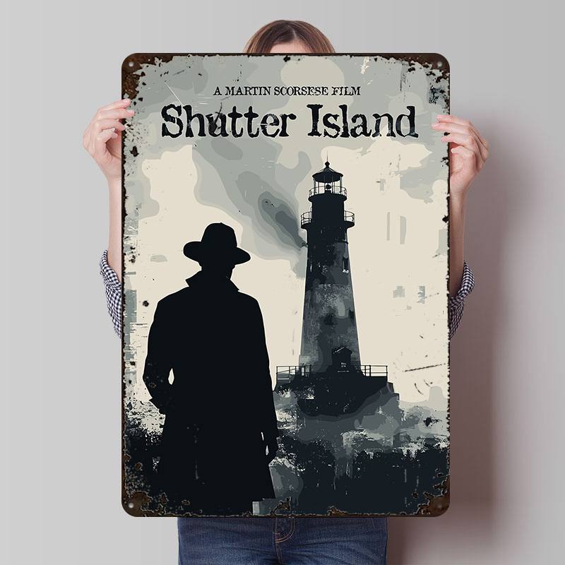 Retro Gaming Island - Pôster Impresso do Filme Shutter Island,
