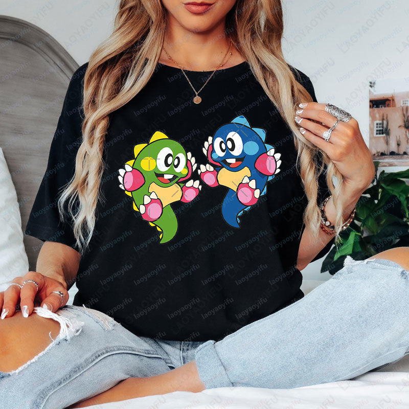 Camiseta Bubble Bobble Japones - Retro Gaming Meme avaliação e preço