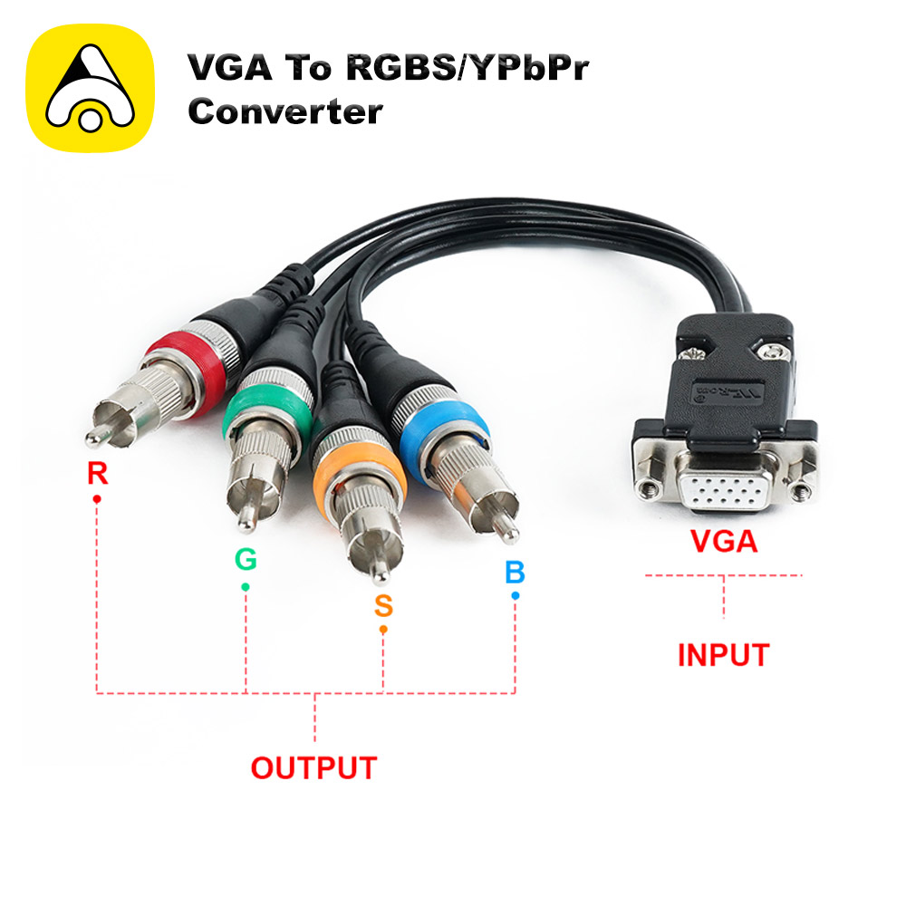 Conversor VGA para RGBS/YPbPr  - Retro Gaming Raspberry Pi avaliação e preço