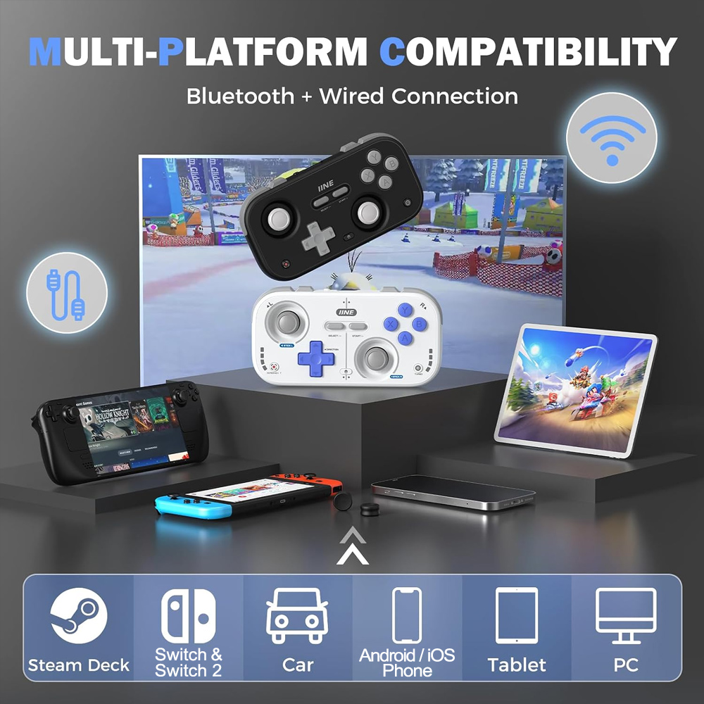 IINE Controle Mini Retro Bluet - Retro Gaming Corps avaliação e preço