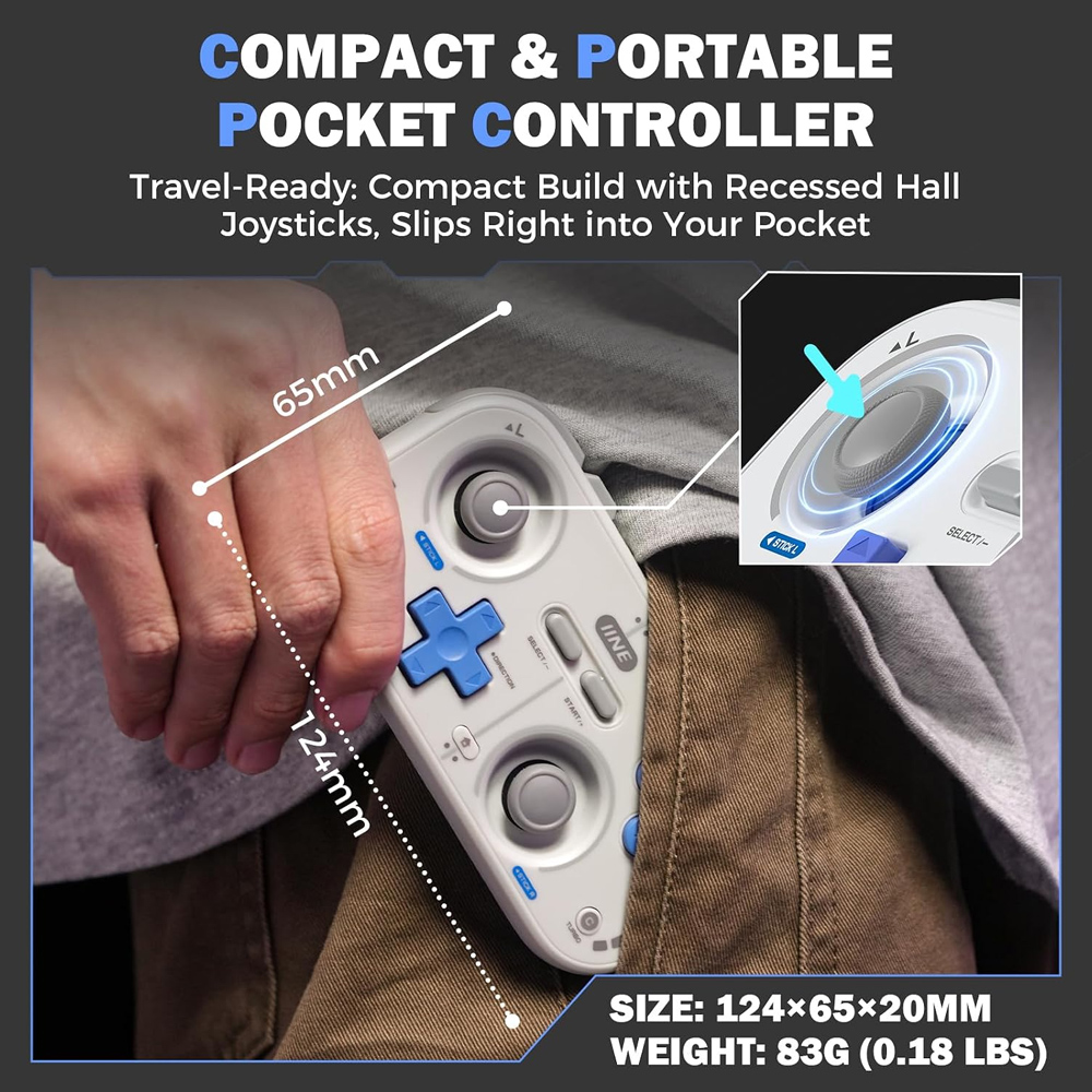 IINE Controle Mini Retro Bluet - Retro Gaming Corps avaliação e preço