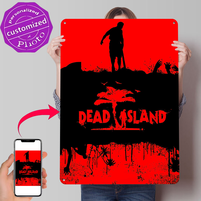 Placa de Metal Texturizada 3D  - Retro Gaming Island avaliação e preço