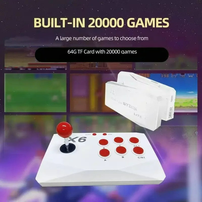 Novo Console de Videogame X6 4 - Retro Gaming Tv avaliação e preço