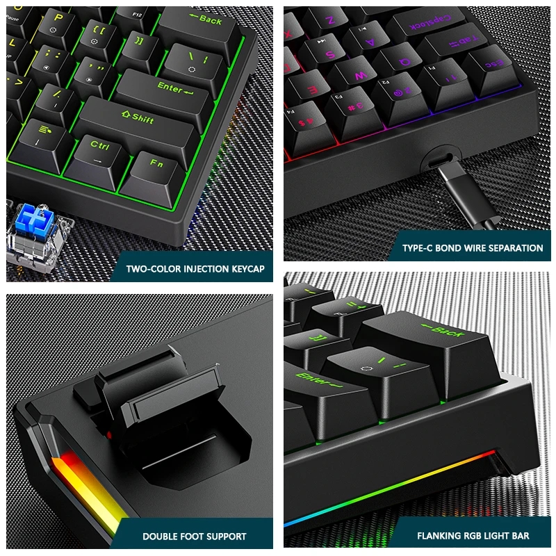 K620 mini retroiluminado rgb t - Retro Gaming Corps avaliação e preço