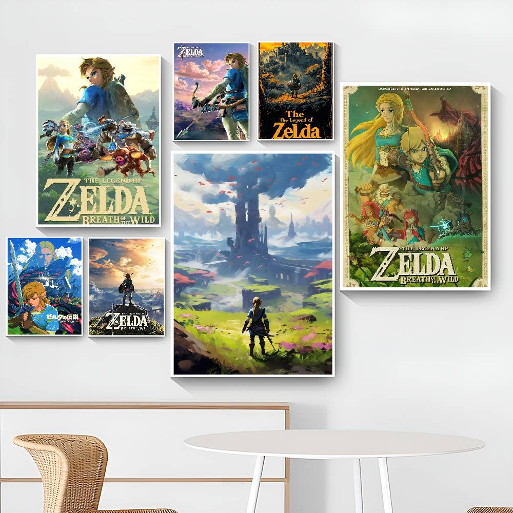 Pôsteres Adesivos de Anime L-L - Retro Gaming Zelda avaliação e preço