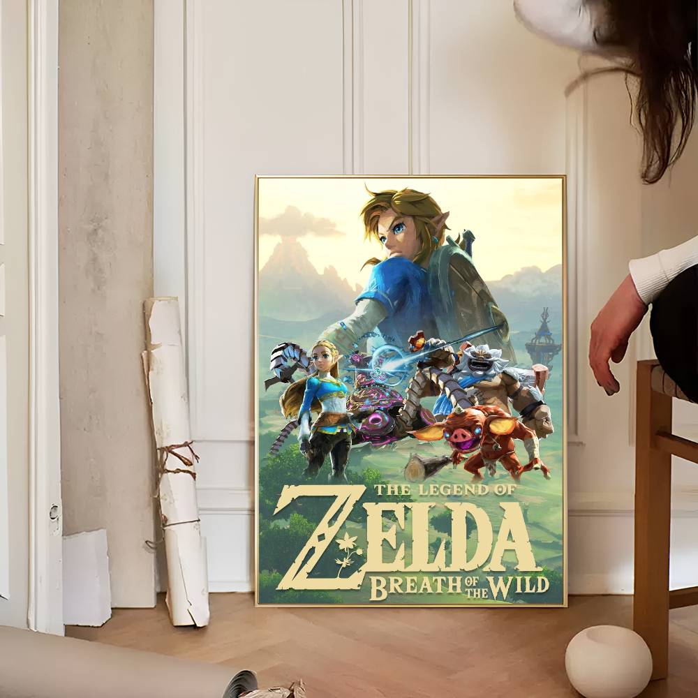 Pôsteres Adesivos de Anime L-L - Retro Gaming Zelda avaliação e preço