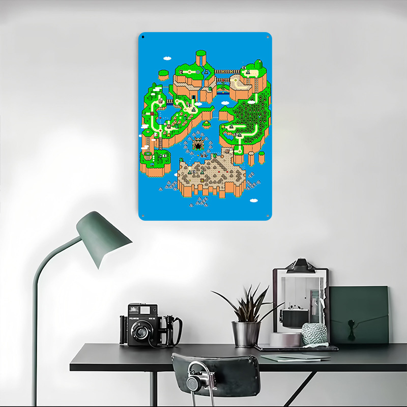 Placa de Metal Dinossauro Pers - Retro Gaming Island avaliação e preço