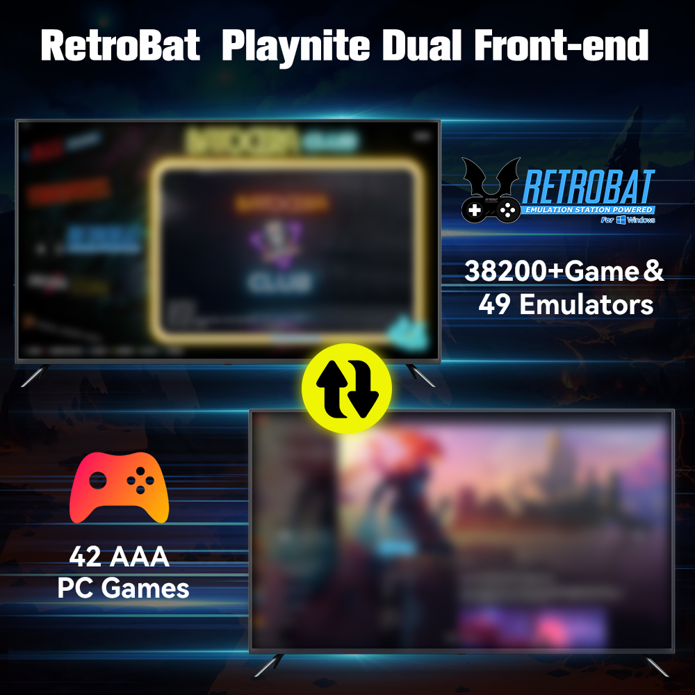 Retrobat & playnite sistema hd - Retro Gaming Tv avaliação e preço