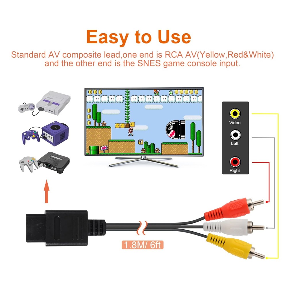 Consola de Videogame Retro Ace - Retro Gaming Cable avaliação e preço
