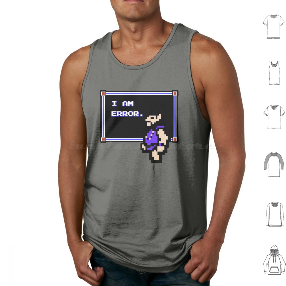Eu sou erro regatas impressão  - Retro Gaming Meme avaliação e preço