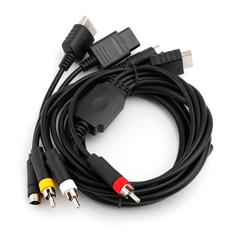 Cabo AV S-Video multi em 1 par - Retro Gaming Cable avaliação e preço