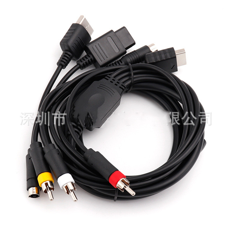 Cabo AV S-Video multi em 1 par - Retro Gaming Cable avaliação e preço