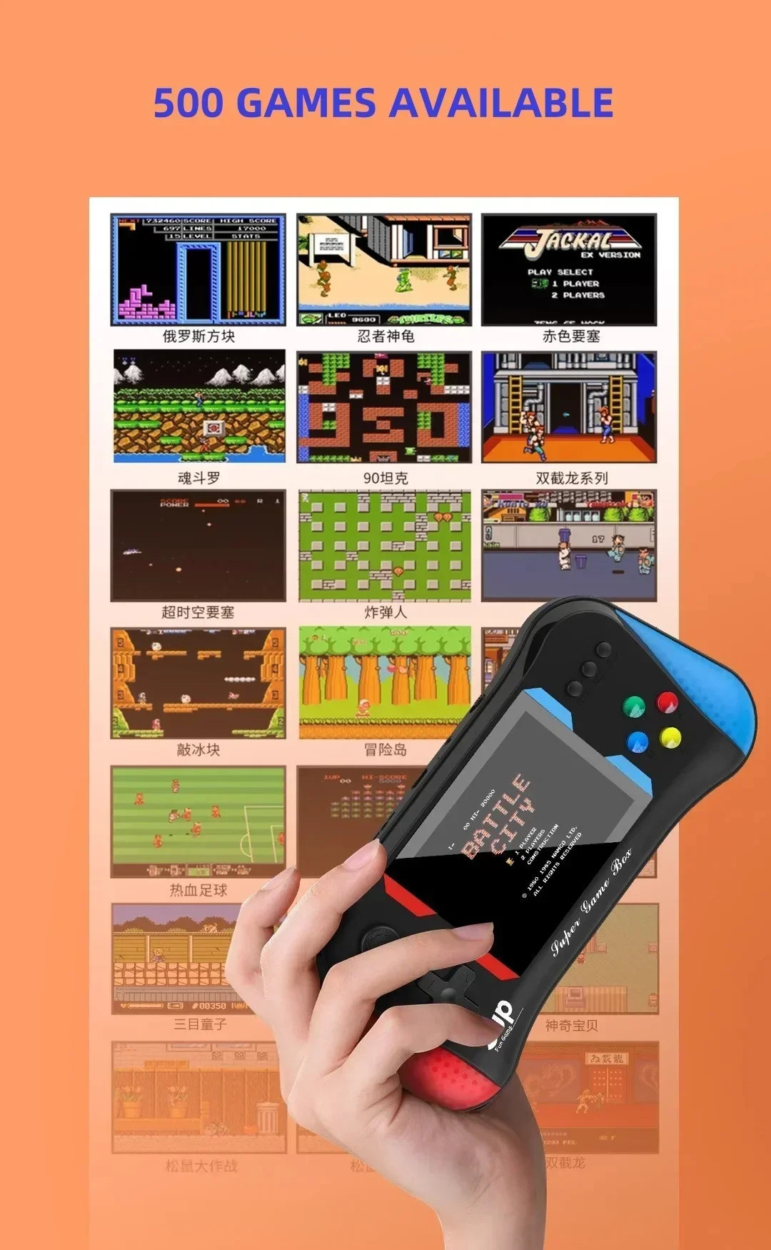 Console de jogo infantil palma - Retro Gaming Unit avaliação e preço