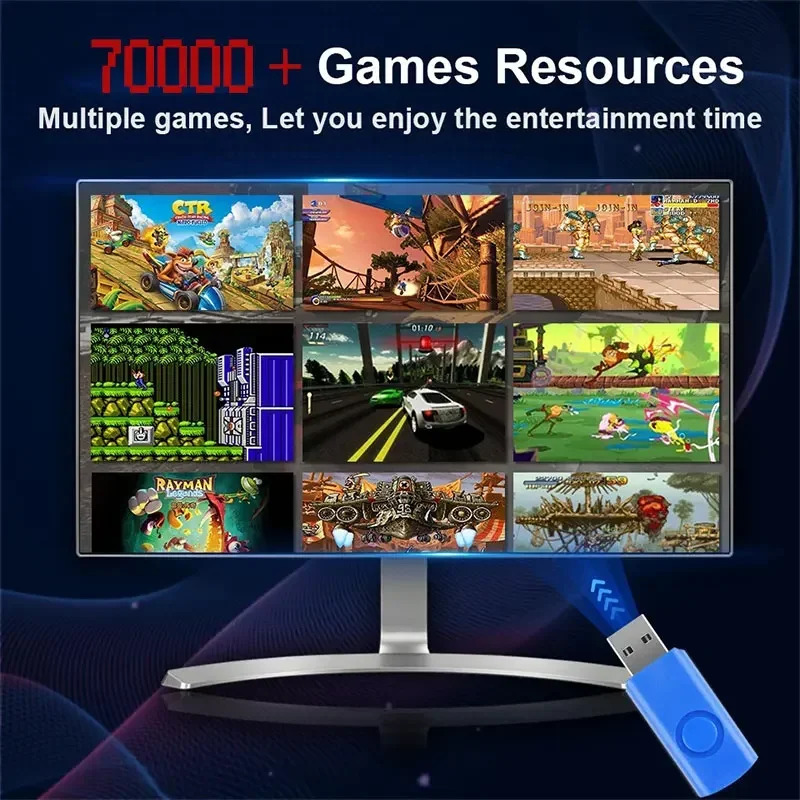 Console de jogos retrô 70000 + - Retro Gaming Tv avaliação e preço
