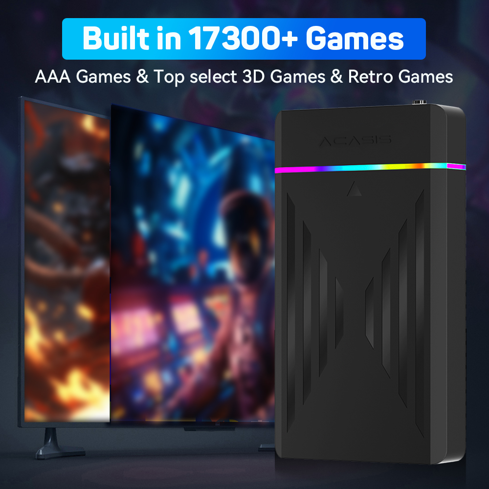 3TB portátil Gaming HDD Launch - Retro Gaming Tv avaliação e preço